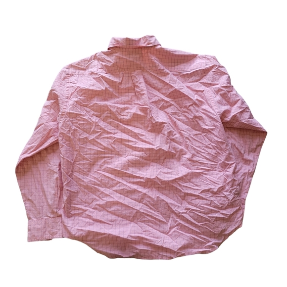 LAUREN Ralph Lauren 14 Cotton Pink Button Down Shirt VTG - Picture 4 of 4